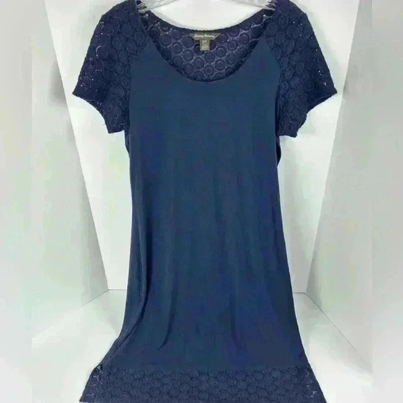 Tommy Bahama Women's Navy Blue Lace Dress Swim Coverup Size Small - Picture 6 of 13